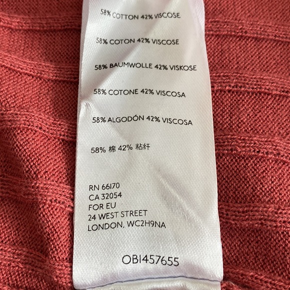 Free People Intimately NWT ribbed short sleeve layering T 3 hook split front - Picture 12 of 12